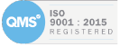QMS iso 9001 : 2015 logo
